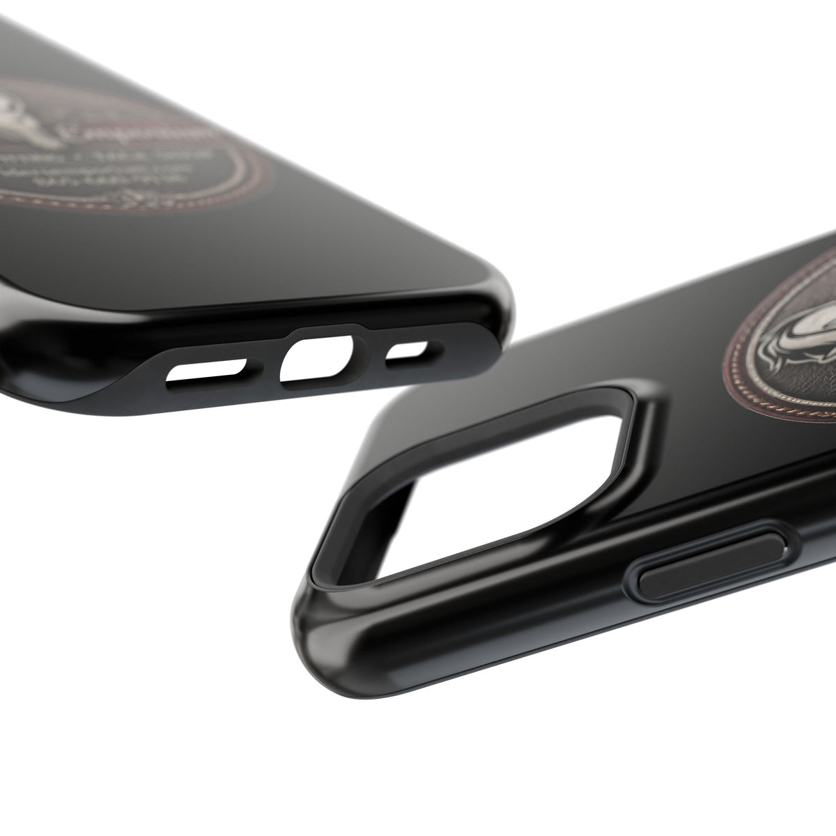 Magnetic Impact-Resistant Phone Case — Saddle Shop Logo