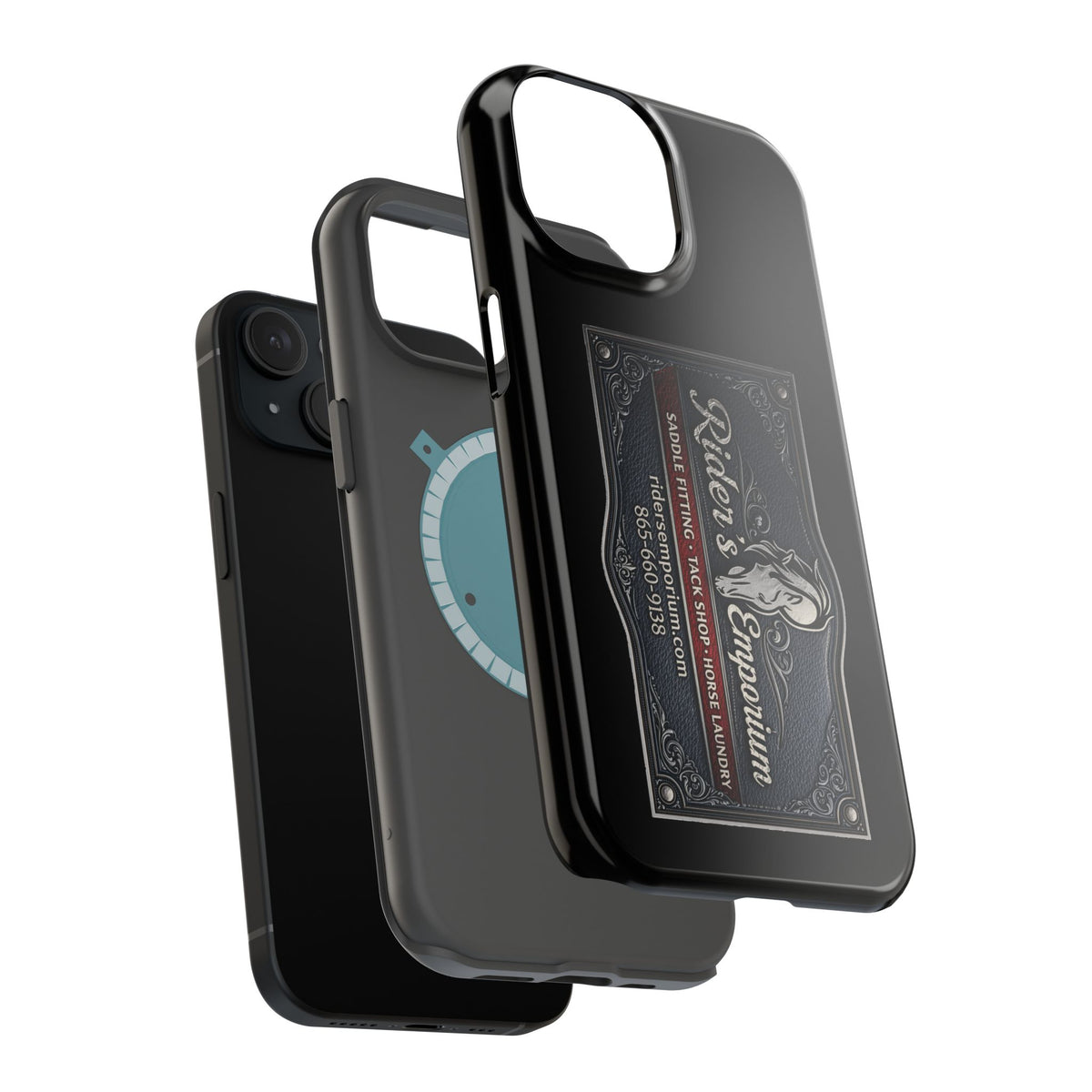 Magnetic Impact-Resistant Phone Case — Rider’s Emporium Logo