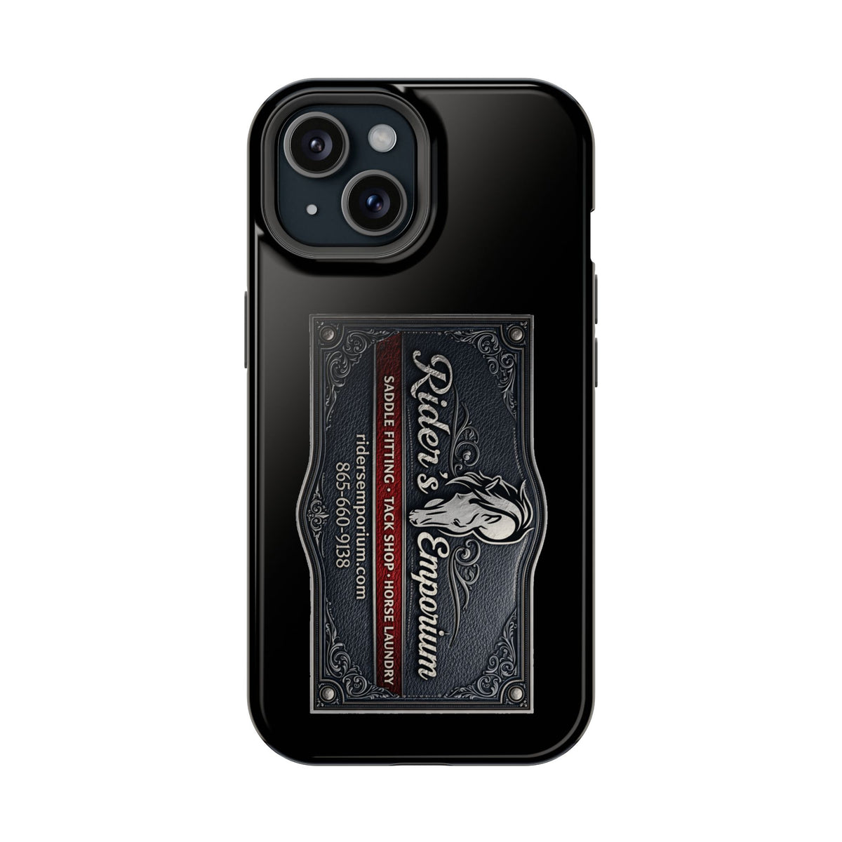 Magnetic Impact-Resistant Phone Case — Rider’s Emporium Logo