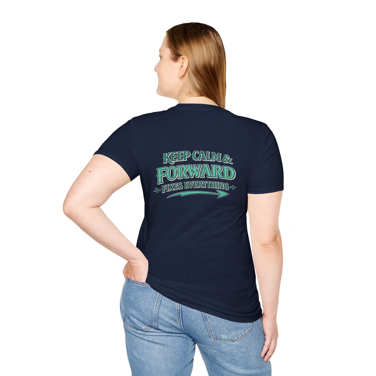 "Keep Calm & Forward" Graphic Tee