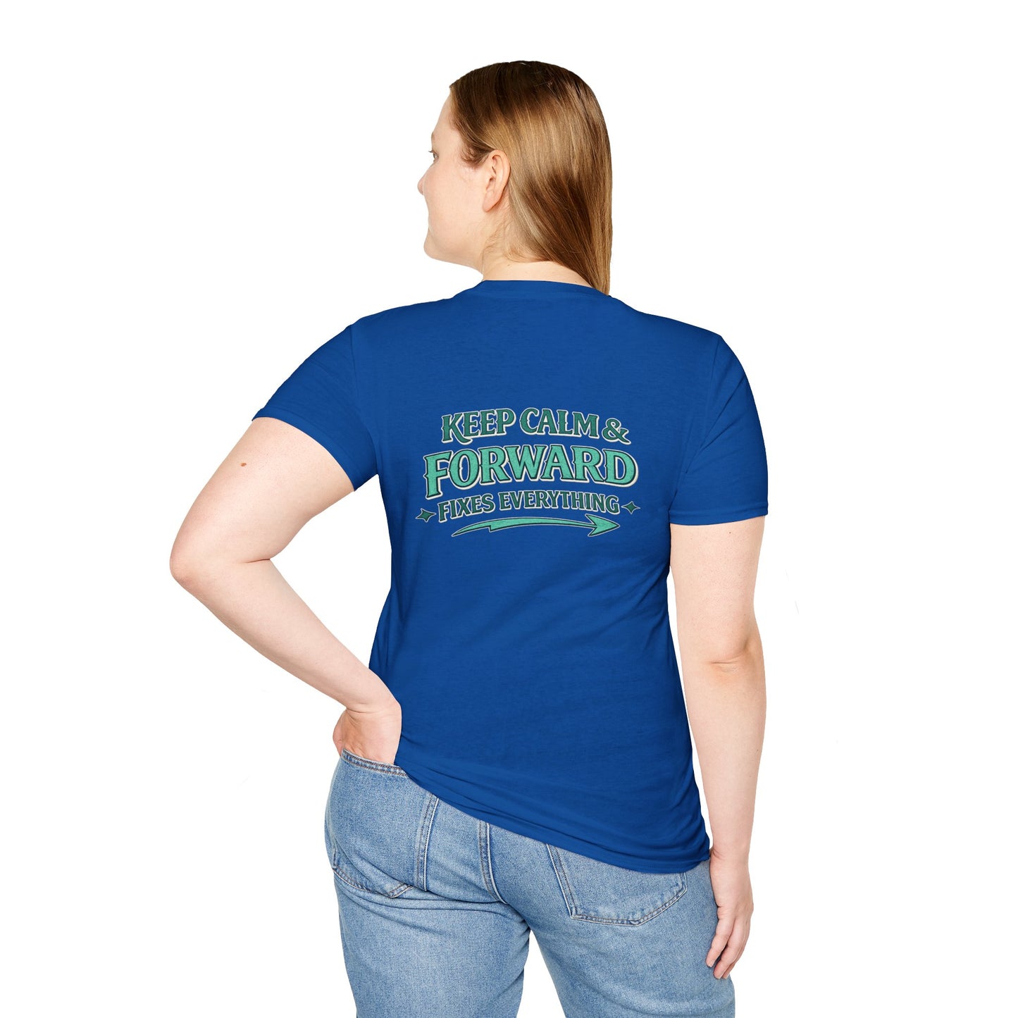 "Keep Calm & Forward" Graphic Tee