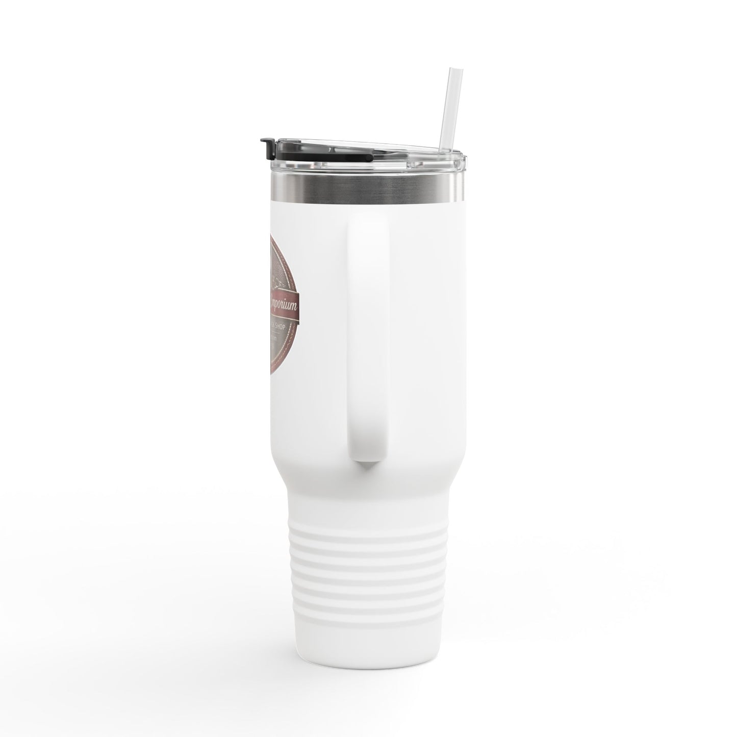 40oz Insulated Travel Mug — Rider Emporium Logo Stainless Steel Tumbler