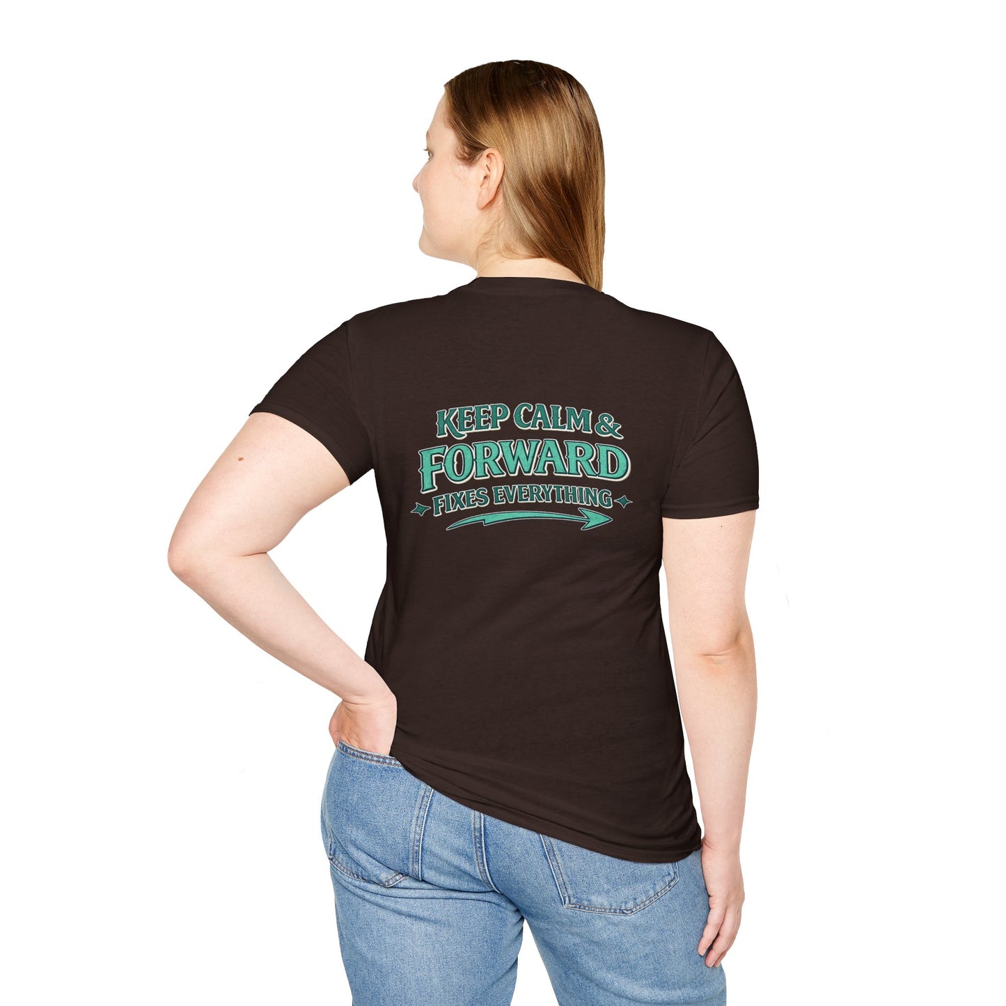 "Keep Calm & Forward" Graphic Tee