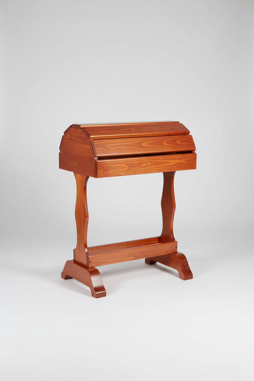 Classic Wooden Saddle Stand / Traditional Cherry Stain