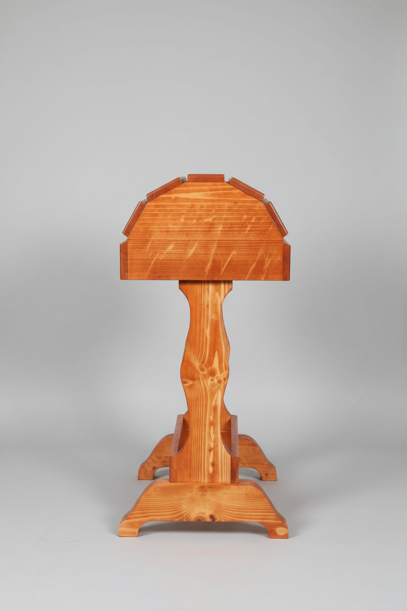 Classic Wooden Saddle Stand / Traditional Cherry Stain