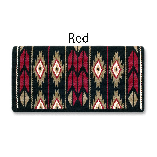 1466-2 Flying Eagle 38x34 New Zealand Wool Saddle Blanket CHOCOLATE