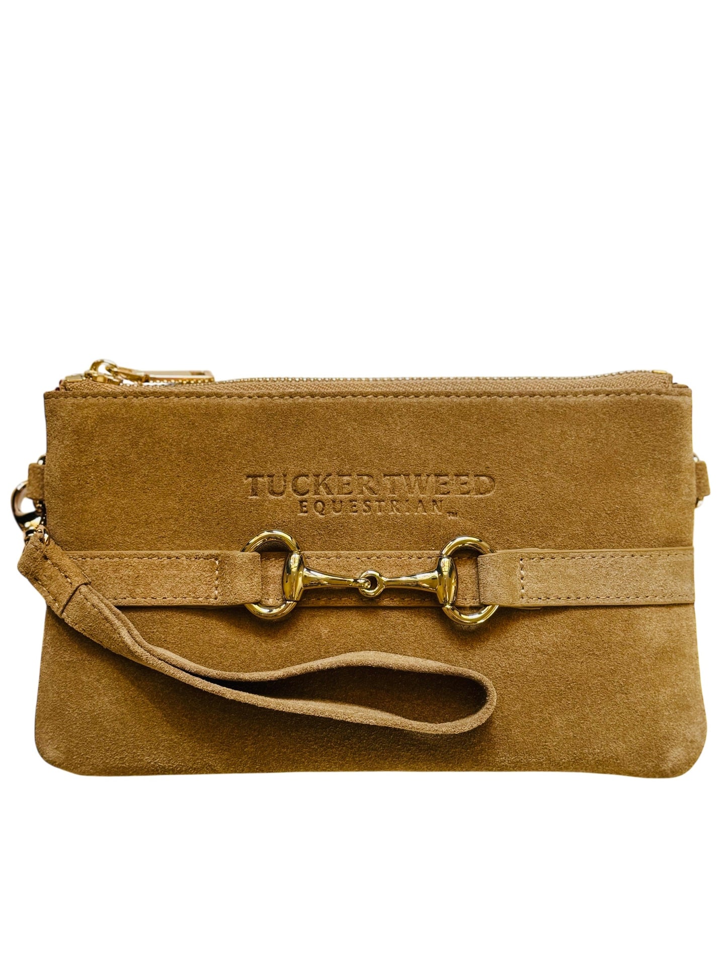 Wellington Wristlet - Milk Chocolate Suede Edition